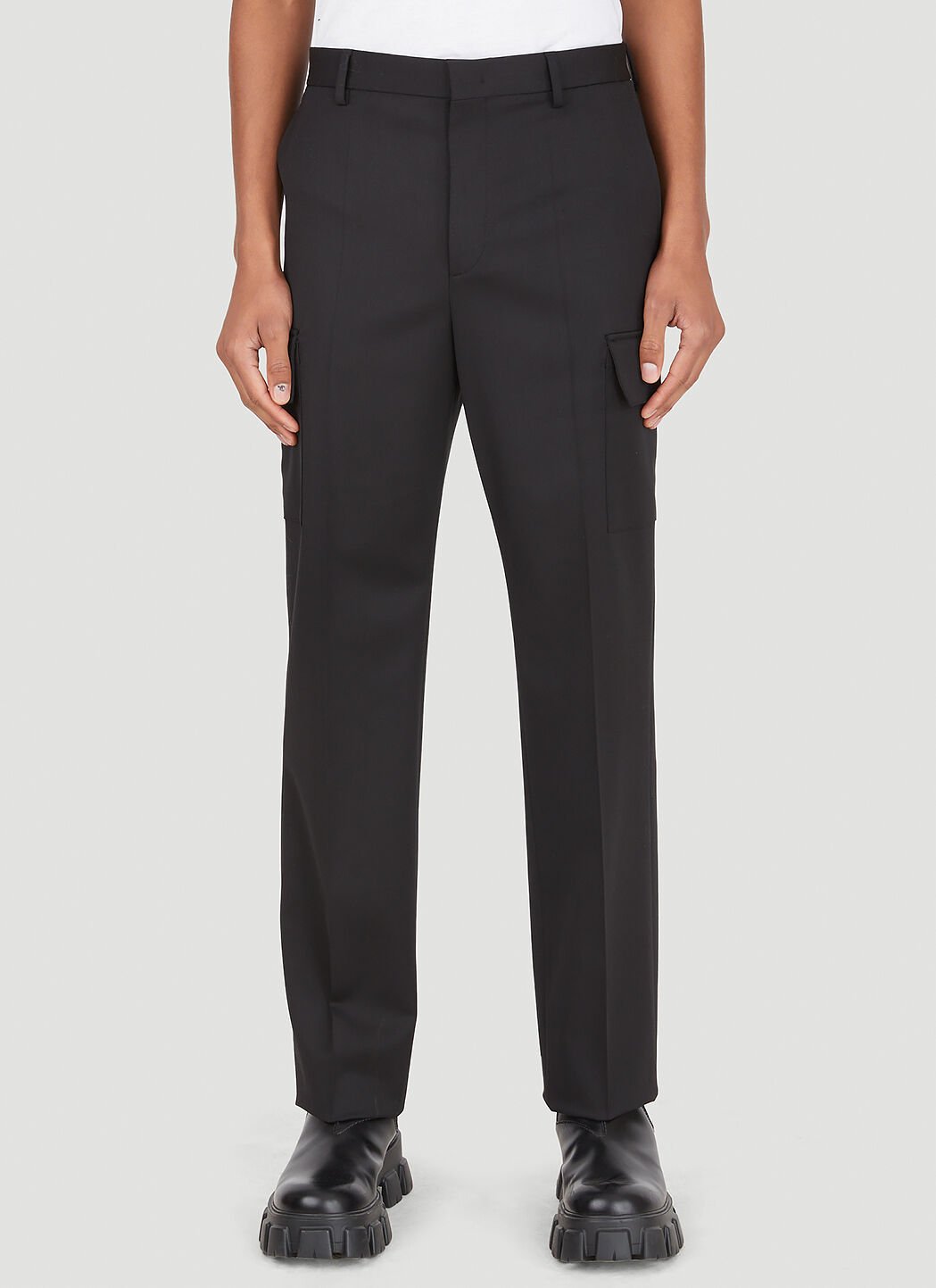 Saint Laurent Tailored Pants Black sla0145025