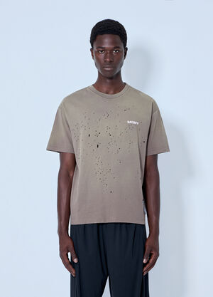 Satisfy MothTech T-Shirt Brown sat0164008