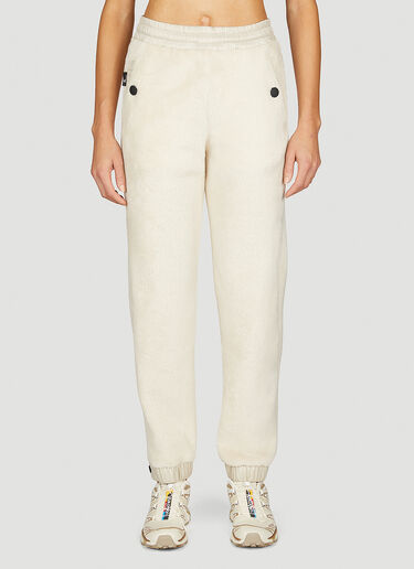 Moncler Grenoble Soft-Fleece Track Pants Cream mog0253024