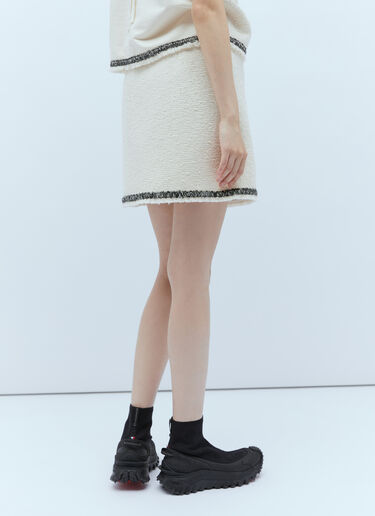 Moncler 트위드 미니스커트 화이트 mon0255027