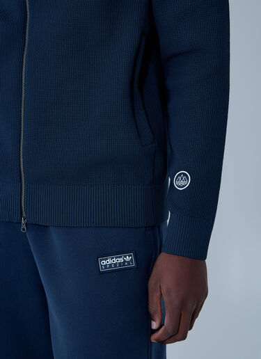 adidas SPZL Logo Motif Zip-Up Sweatshirt Navy adi0162160