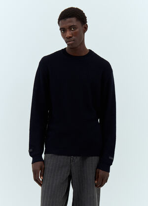 A.P.C. x JJJJound Waffle-Knit Sweater Brown apc0152011
