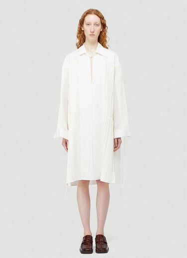 Jil Sander Laurene Dress White jil0210004