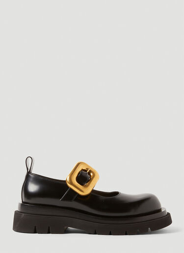 Bottega Veneta Lug Mary Jane Shoes Black bov0251086