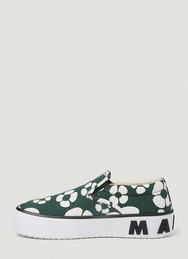 Marni x Carhartt Paw Sneakers Green mca0250016