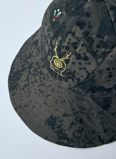 Logo Embroidery Bucket Hat Brain Dead x SOUTH2 WEST8 Logo Embroidery Bucket Hat Grey brw0160004