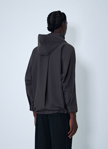 Hooded Shirt Homme Plissé Issey Miyake Hooded Shirt Brown hmp0162017