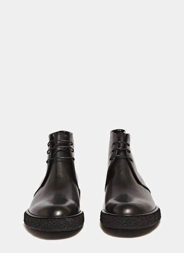 Saint Laurent Saint Laurent Desert皮革短靴 黑色 sla0122022