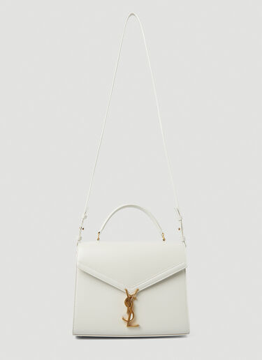 Saint Laurent Cassandra Shoulder Bag White sla0246096