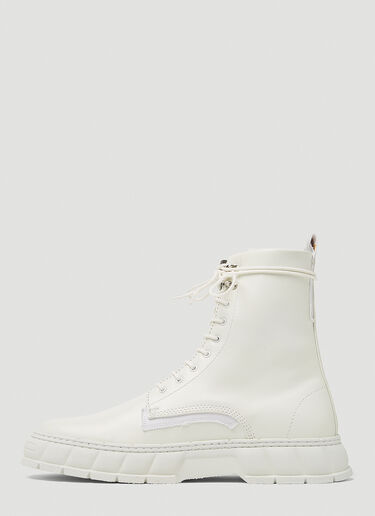 Virón 1992 苹果皮革靴子 白 vir0346006