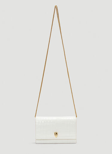 Alexander McQueen Skull Mini Shoulder Bag White amq0243027