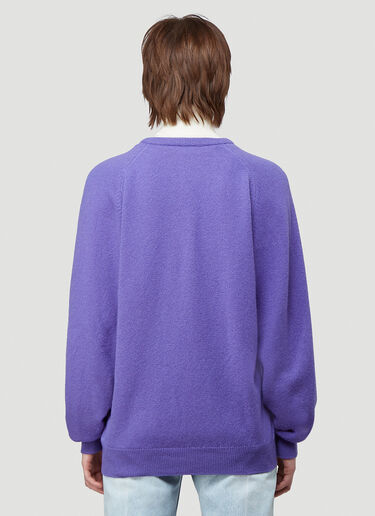 Pringle of Scotland Repurposed Retro Sweater Purple pos0340040