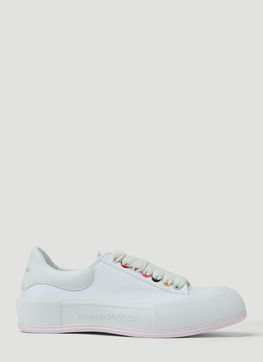 Alexander McQueen Deck Plimsoll Sneakers White amq0247076