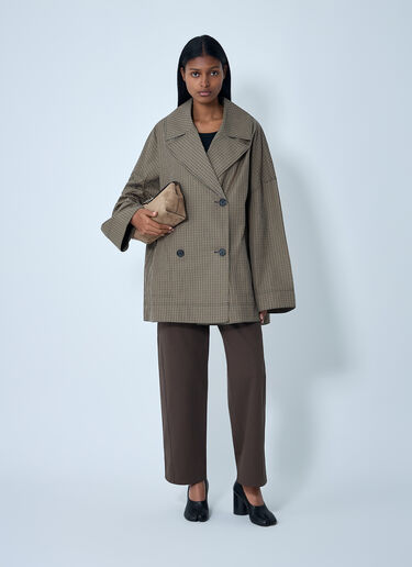 TOTEME Herringbone Cotton Jacket Beige tot0262023