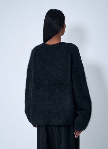 TOTEME Boxy Sweater Black tot0263010