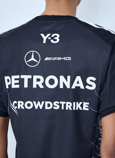 Y-3 Graphic Print Logo T-Shirt Black yyy0364073