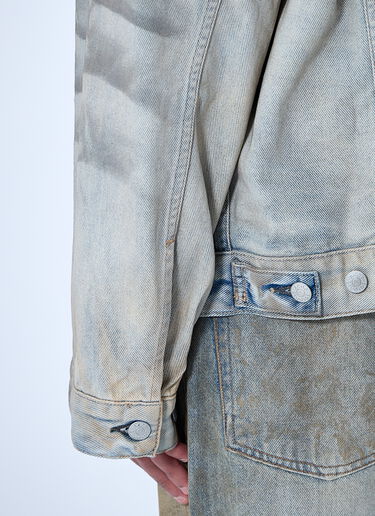 Acne Studios Distressed Denim Jacket Light Blue acn0159003