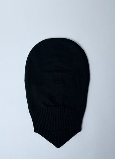 사다리 패턴 울 발라클라바 Rick Owens 사다리 패턴 울 발라클라바 블랙 ric0160012