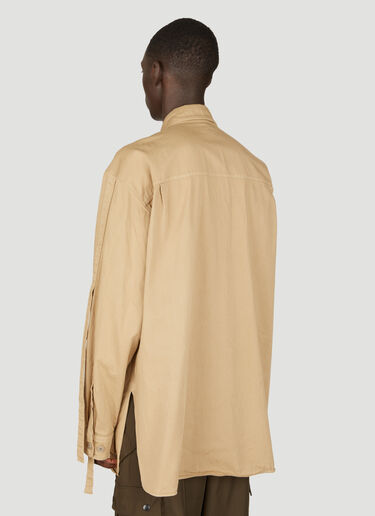 Dries Van Noten 斜纹布工装衬衫  米色 dvn0156017