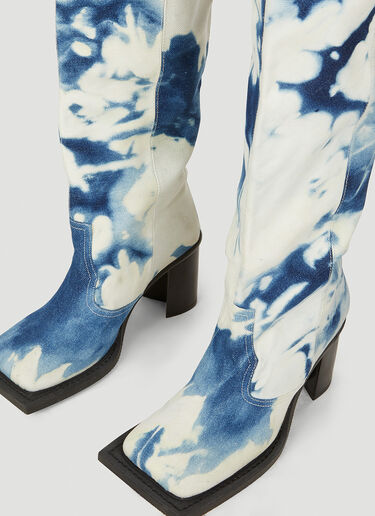 Howling High Heel Boots Ninamounah Howling High Heel Boots Blue nmo0248017