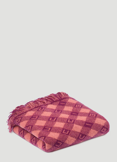 Gucci GG Check Blanket Burgundy wps0670167