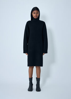 TOTEME Turtleneck Mini Dress Black tot0262032
