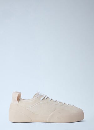 Village PM Suede Panel Sneakers Cream vpm0164001