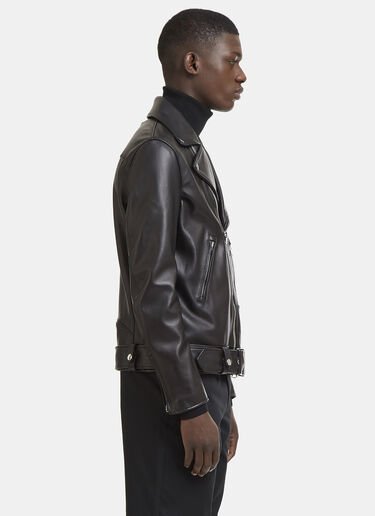 Acne Studios Nate Clean Leather Jacket Black acn0129006