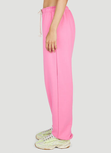 Acne Studios Face Patch Tracksuit Sweatpants Pink acn0253019