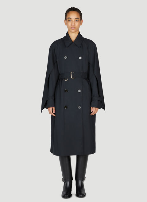 The Row Cotness Double-Breasted Trench Coat Cream row0251014