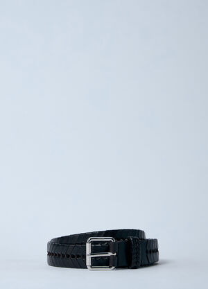 Lemaire Braided Belt White lem0160012