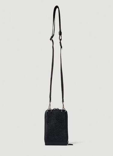 Logo Plaque Phone Pouch Prada Logo Plaque Phone Pouch Black pra0152072