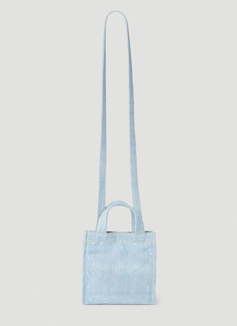 Maison Margiela 로고 쇼퍼 미니 토트백 블랙 mla0150029