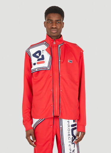 Y/Project x FILA Snap Panel Jacket Red ypf0348001