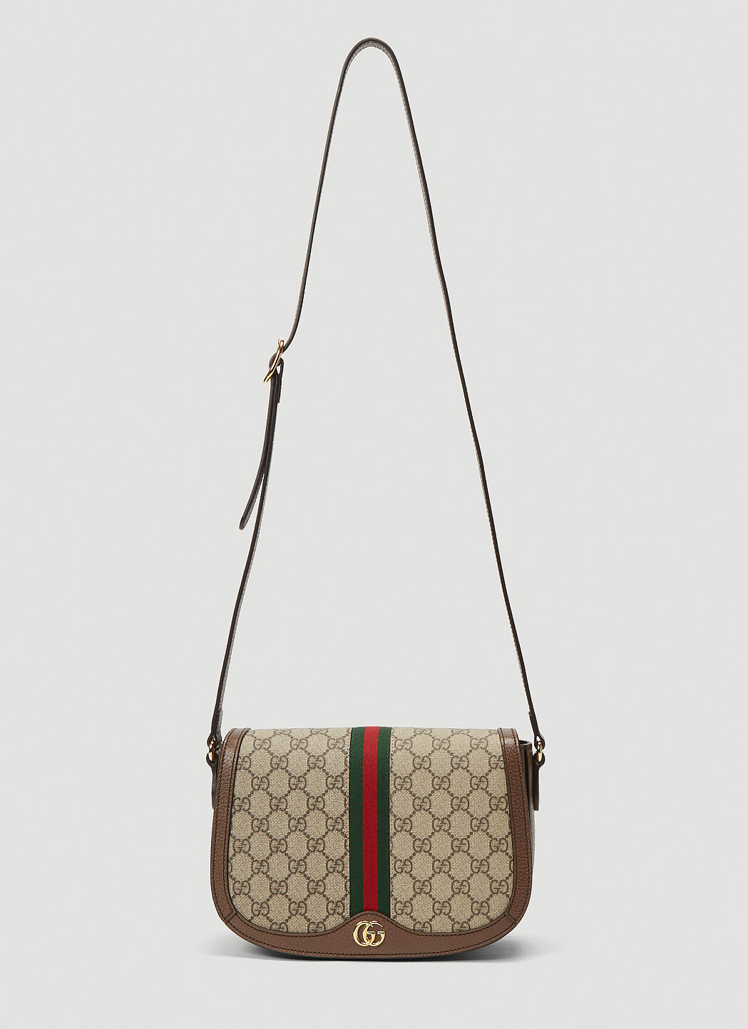 Gucci Ophidia GG Crossbody Bag in Brown LN CC
