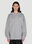 Acne Studios Face Patch Hooded Sweatshirt Dark Grey acn0152002