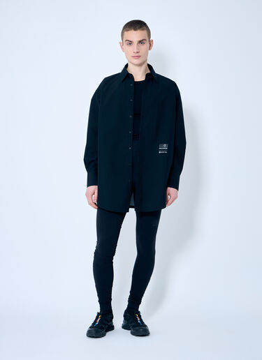 MM6 Maison Margiela x Salomon Logo Print Shirt Black mms0159004