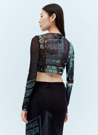 Jean Paul Gaultier Pigalle Long Sleeve Top Blue jpg0258003