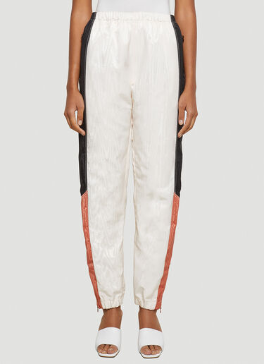 Marine Serre Panelled Track Pants White mrs0241003