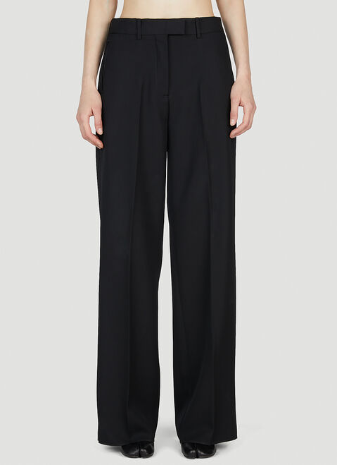 Raf Simons Wide Leg Pants White raf0251003