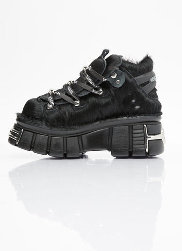 VETEMENTS x New Rock Platform Sneakers Black vet0254010