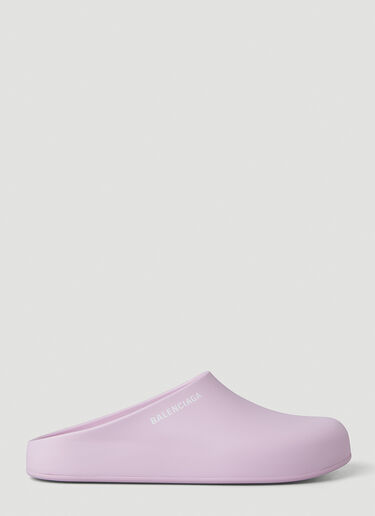 Balenciaga 로고 프린트 클로그 핑크 bal0249029