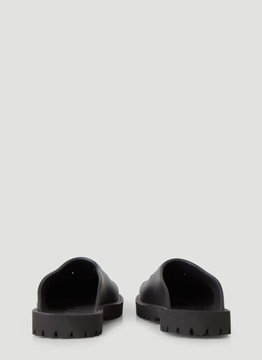 Gucci Perforated G Slip Ons Black guc0145069