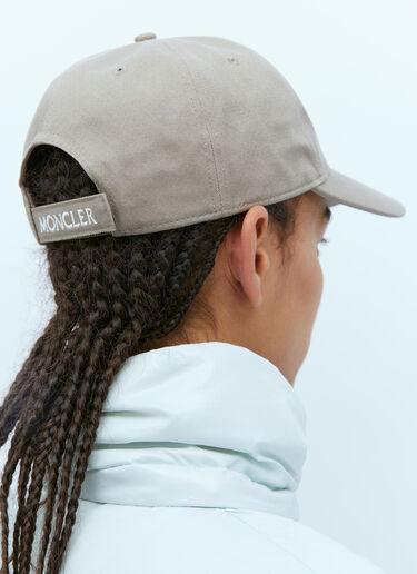 Moncler 徽标贴饰棒球帽 米色 mon0255049