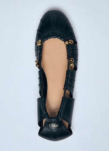 Chloé Luna Ballerina Flats Black chl0259025