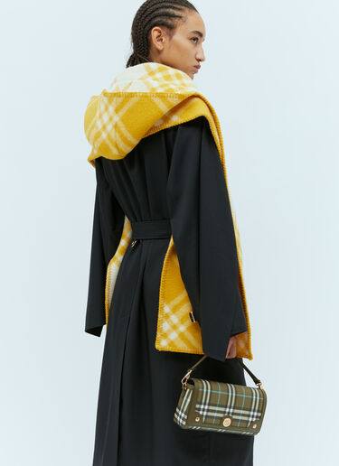Burberry Wool Hooded Scarf Yellow bur0254019