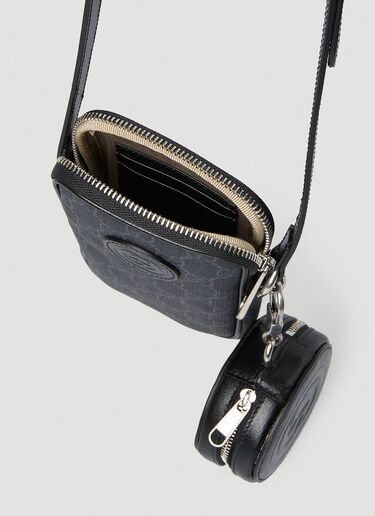 Retro GG Supreme Crossbody Bag Gucci Retro GG Supreme Crossbody Bag Black guc0150253