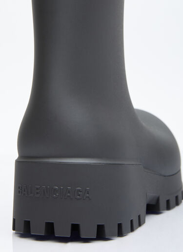 Balenciaga Bulldozer Rain Boots Black bal0255039