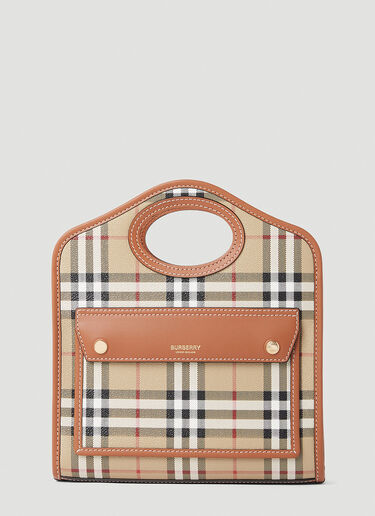 Burberry Mini Pocket Handbag Beige bur0252035
