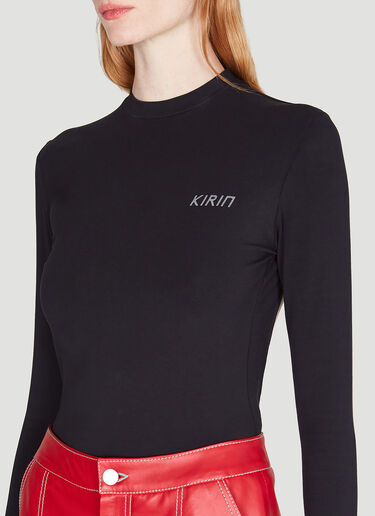 Kirin Open-Back Bodysuit Black kir0240006